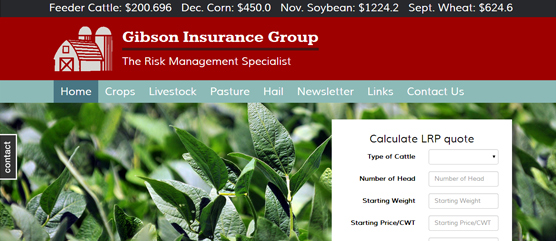 Gibson Insurance Group Tipton Missouri, Tipton Missouri, Suit7 Development, Custom Data Scraper, Data Scraping, Crop Insurance, Cattle Insurance